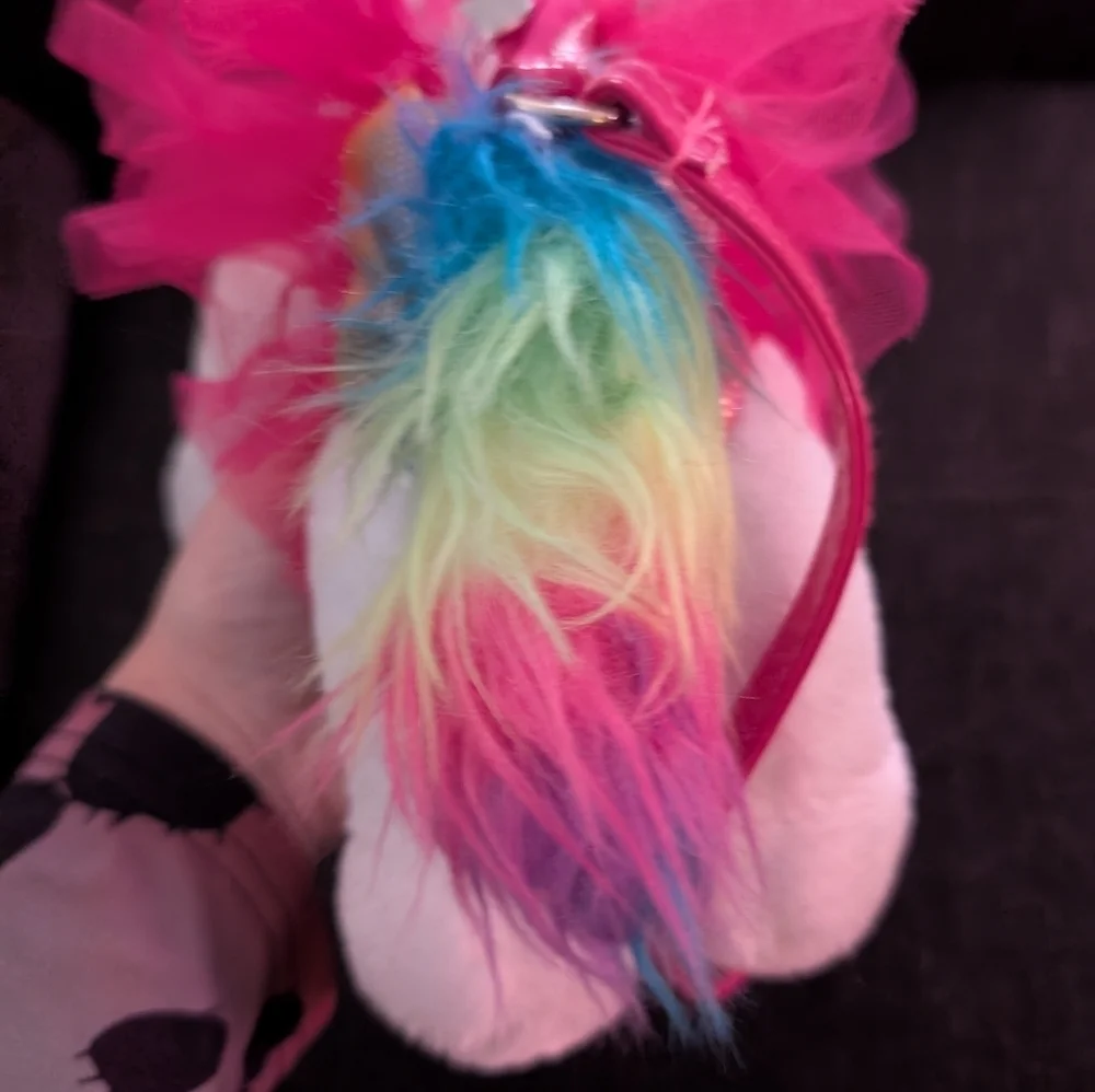 Rainbow unicorn purse